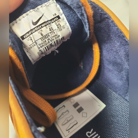 NIKE ZOOM STEFAN JANOSKI SUNSET OBSIDIAN GUM LIGHT BROWN Size 7 men's-Never worn - Picture 6 of 7